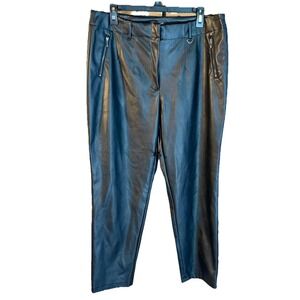 The Limited Faux Leather Black Pants Starry‎ Night Size 16